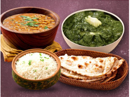 Combo Meal White Chana+ Saag